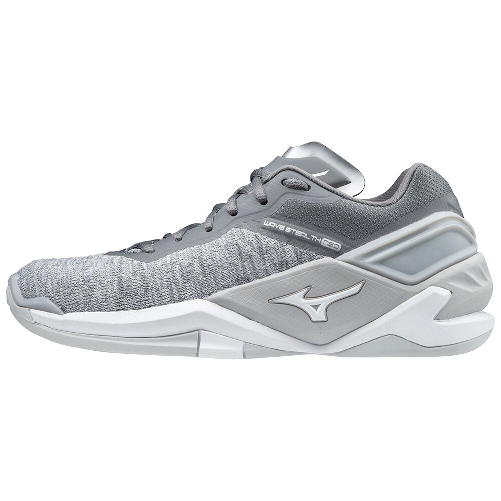 Mizuno Wave Stealth Neo Női Kézilabda Cipő Fehér/Szürke SJT078296